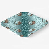 Assiettes En Carton Année du serpent de Terre (Angulaire)