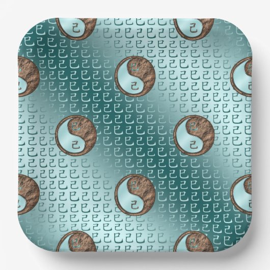 Assiettes En Carton Année du serpent de Terre (Recto)