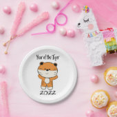 Assiettes En Carton Année du Tigre 2022 (Fête)