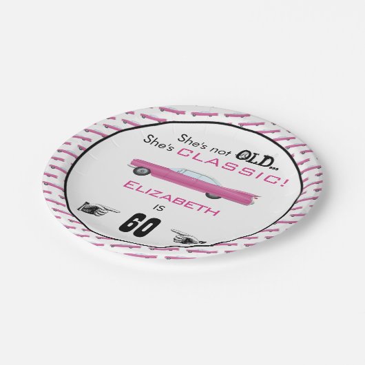 Assiettes En Carton Année faite sur commande elle n'est pas vieux mais (Angle)