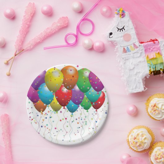 Assiettes En Carton Anniversaire (Fête)