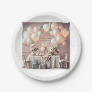 ASSIETTES EN CARTON ANNIVERSAIRE