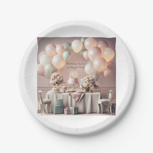 ASSIETTES EN CARTON ANNIVERSAIRE (Devant)