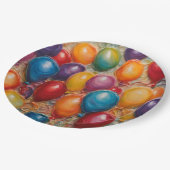 Assiettes En Carton Anniversaire (Angle)