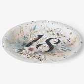 Assiettes En Carton Anniversaire 18 ans (Angle)