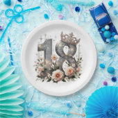 Assiettes En Carton Anniversaire 18 ans (Fête)