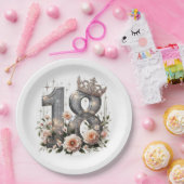 Assiettes En Carton Anniversaire 18 ans (Fête)