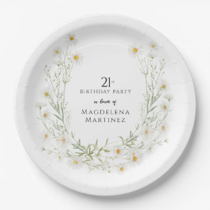 Assiettes En Carton Anniversaire 21 ans Avril Mois de naissance person