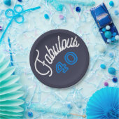 Assiettes En Carton Anniversaire 40 fabuleux (Fête)