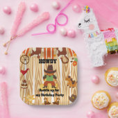 Assiettes En Carton Anniversaire À Thème Cowboy (Fête)