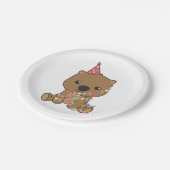 Assiettes En Carton Anniversaire Animal Cute Wombat Anniversaire de en (Angle)