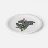 Assiettes En Carton Anniversaire Axolotl Garland Masque Visage pour ad (Angle)