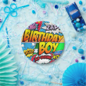 Assiettes En Carton Anniversaire Boy Comic Book Party (Fête)