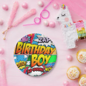 Assiettes En Carton Anniversaire Boy Comic Book Party (Fête)