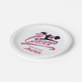 Assiettes En Carton Anniversaire Cheerleader (Angle)