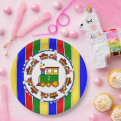 Assiettes En Carton Anniversaire Choo Choo Train Baby shower Party (Fête)