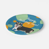 Assiettes En Carton Anniversaire Corgi (Angle)