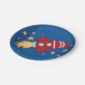 Assiettes En Carton Anniversaire de bateau de Rocket (Angle)