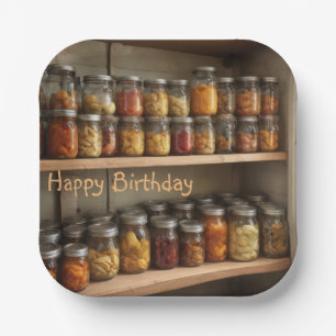 Assiettes En Carton Anniversaire de Canning