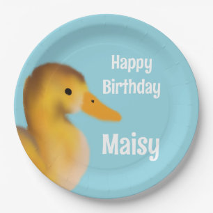 Assiettes En Carton Anniversaire de Cute Duckkking