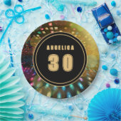 Assiettes En Carton Anniversaire de Disco (Fête)