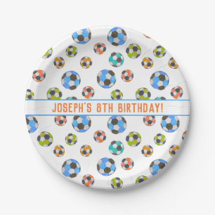 Assiettes En Carton Anniversaire de enfant de balles de football