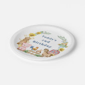 Assiettes En Carton Anniversaire de enfant de ferme moderne simple (Angle)