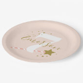 Assiettes En Carton Anniversaire de enfant de la princesse (Angle)