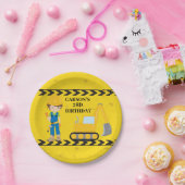 Assiettes En Carton Anniversaire de enfant personnalisé cool Construct (Fête)