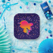 Assiettes En Carton Anniversaire de enfant Rainbow Fish (Fête)