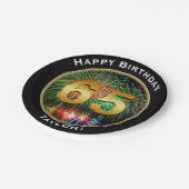 Assiettes En Carton Anniversaire de feux d'artifice Soixante-Cinquième (Angle)