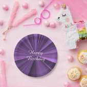 Assiettes En Carton Anniversaire de Janz Purple Star (Fête)