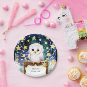 Assiettes En Carton Anniversaire de la chouette magique pour enfants (Fête)