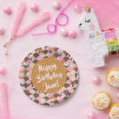 Assiettes En Carton Anniversaire de la crème glacée du dimanche (Fête)