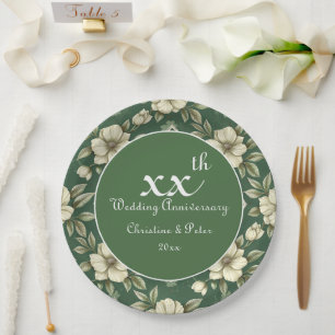 Assiettes En Carton Anniversaire de la florale ivoirienne et Mariage é