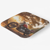 Assiettes En Carton Anniversaire de la moto (Angulaire)