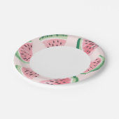 Assiettes En Carton Anniversaire de la pastèque (Angle)