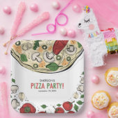 Assiettes En Carton Anniversaire de la Pizza (Fête)