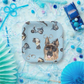 Assiettes En Carton Anniversaire de la police (Fête)