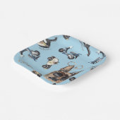 Assiettes En Carton Anniversaire de la police (Angulaire)