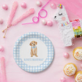 Assiettes En Carton Anniversaire de la preppie chienne (Fête)