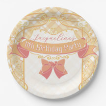 Anniversaire de la princesse Art Nouveau Orange
