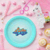 Assiettes En Carton Anniversaire de l'escargot (Fête)