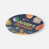 Assiettes En Carton Anniversaire de l'espace (Angle)