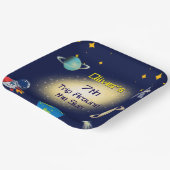 Assiettes En Carton Anniversaire de l'espace extra-atmosphérique - ast (Angulaire)