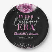 Assiettes En Carton Anniversaire de ma discothèque (Devant)