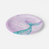 Assiettes En Carton Anniversaire de Mermaid (Angle)