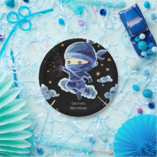 Assiettes En Carton Anniversaire de Ninja