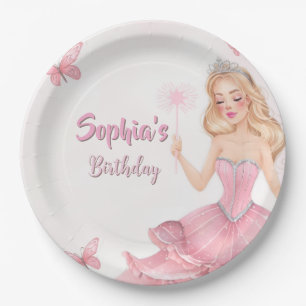 Assiettes En Carton Anniversaire de princesse