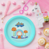 Assiettes En Carton Anniversaire de Splash Pad (Fête)